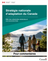 la première page de la Stratégie nationale d’adaptation du Canada publiée pour commentaires finaux