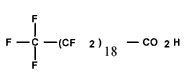 Formule développée de Acide nona-triaconta-fluoroéicosa-noïque (APFC en C20)