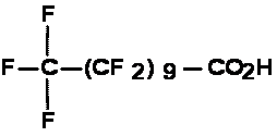 Structural formula of PFUnDA