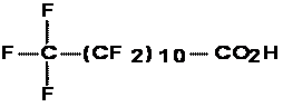 Structural formula of PFDoDA