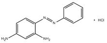 Structure chimique Basic Orange 2 et sels connexes