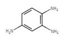 Structure chimique 1,2,4-triaminobenzène