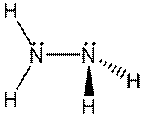 Chemical structure 302-01-2 (Hydrazine)