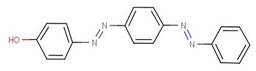 Chemical structure - Disperse yellow 23