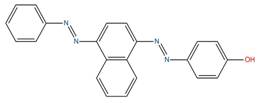 Chemical structure - Disperse orange 13