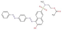 Chemical structure - Disperse red 151