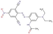 Chemical structure - Disperse blue 165