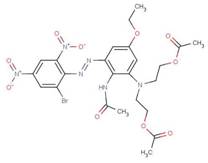 Chemical structure - Disperse blue 79