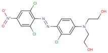 Chemical structure - Disperse brown 1
