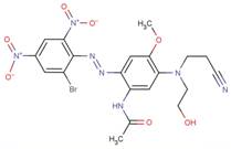 Chemical structure - Disperse blue 94