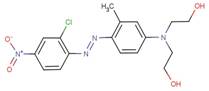 Chemical structure - Disperse red 5