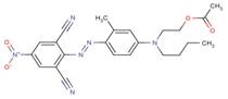 Chemical structure - Disperse blue 287