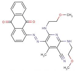 Chemical structure - Disperse brown 21