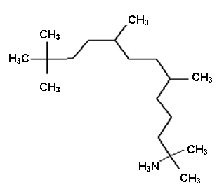 Structure chimique alkylamine