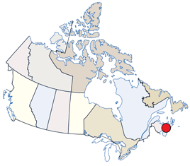 Carte illustrée du Canada