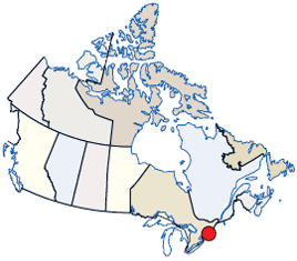 Carte illustrée du Canada