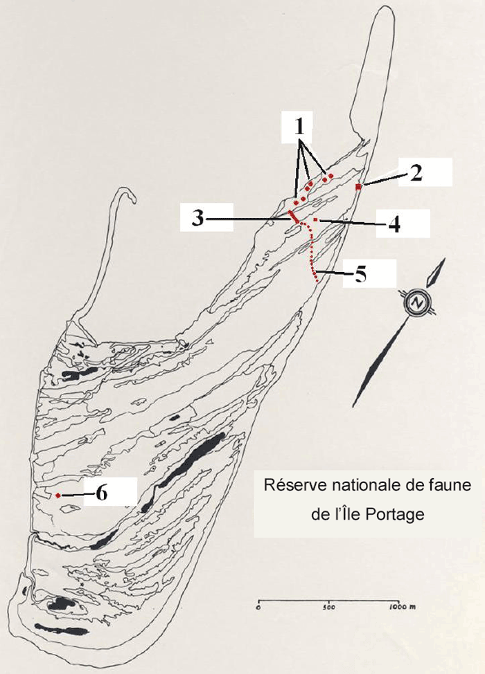 Éléments historiques de la réserve nationale de faune de l’Île Portage