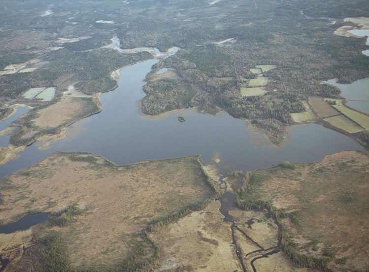The Jolicure Lakes and associated bogs