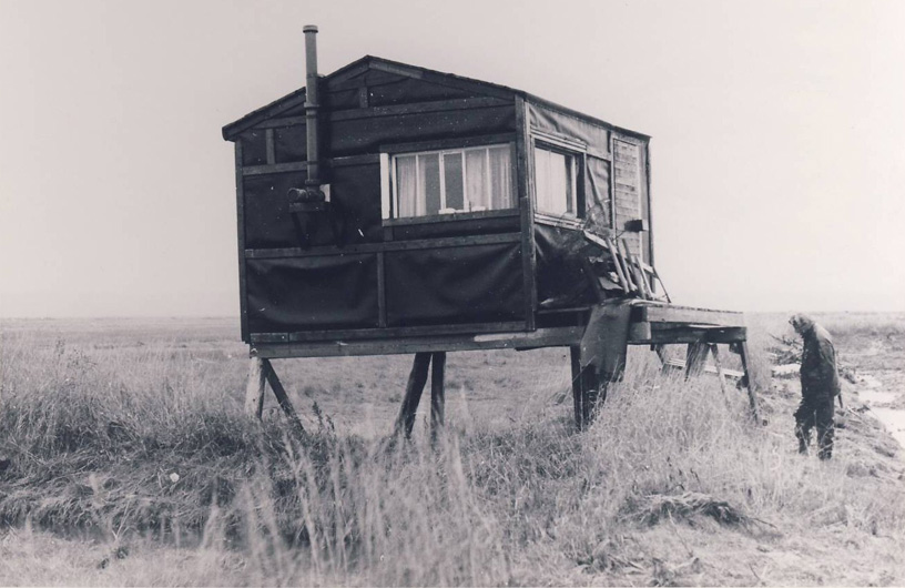 Old hunting cabin, no longer existing