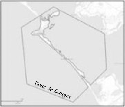 carte de Zone des danger