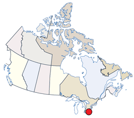 Carte illustrée du Canada