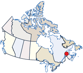 Carte illustrée du Canada