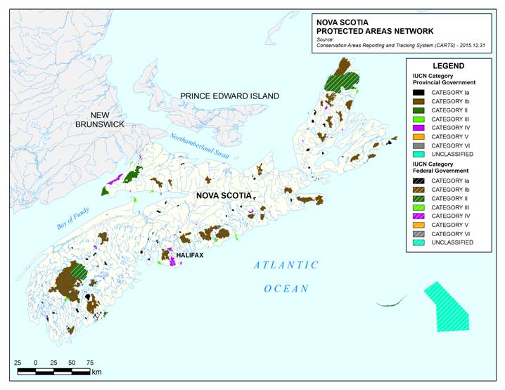 Nova Scotia Jurisdictional map