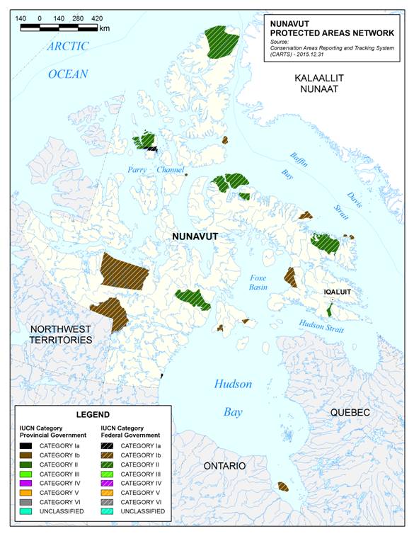 Nunavut Jurisdictional map