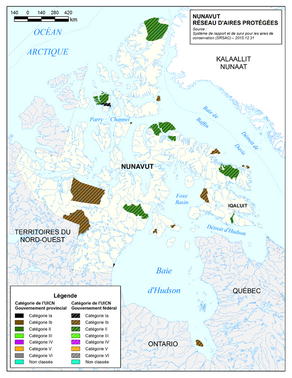 Nunavut carte juridictionnelle