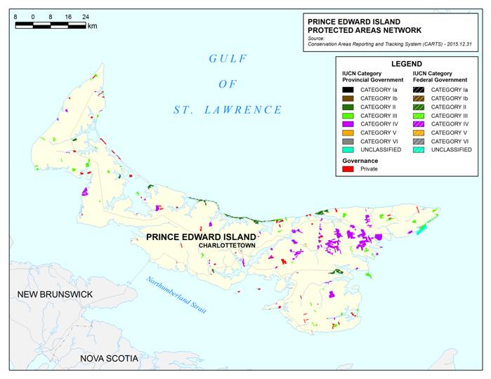 Prince Edward Island Jurisdictional map