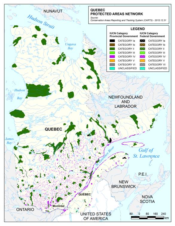 Quebec Jurisdictional map