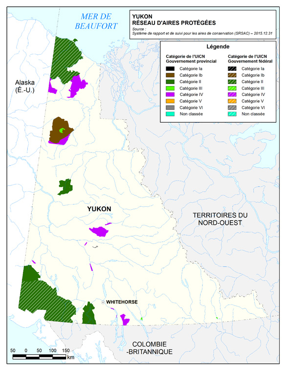 Carte du Yukon juridictionnelles