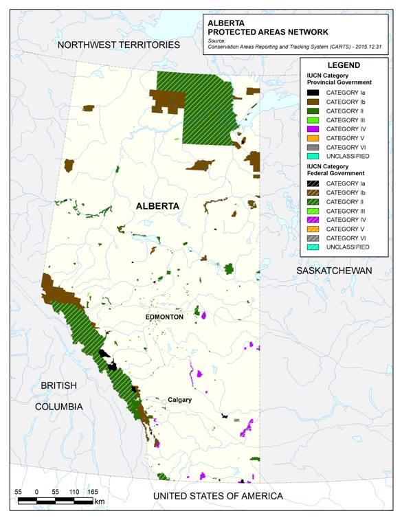 Alberta Jurisdictional map