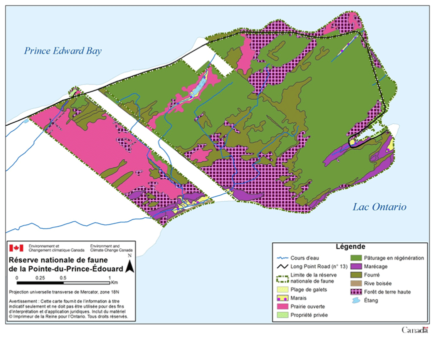 Map de habitat et couverture terrestre (voir longue description ci-dessous)