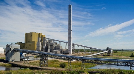 Centrale d'électricité du charbon Keephills - Alberta, Canada.