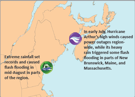 Gulf of Maine Significant Events - for June-August 2014