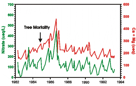 Picture of Figure 1: Nutrient Concentration in Soil Percolate