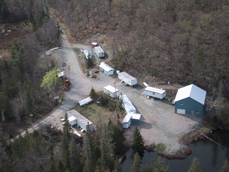 Picture of the Aerial view of the TLW field camp.
