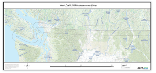 Graphique 3 : Plans d’eau de la zone du plan d’urgence CANUSWEST - SUD.