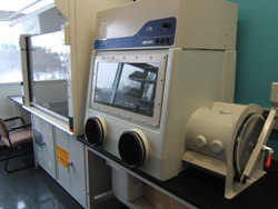 Equipment in the nanomaterials research laboratory