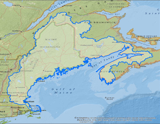 Gulf of Maine Map