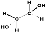 Figure 1. Structure chimique de l’éthylène glycol