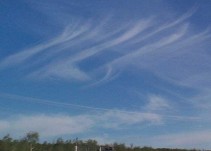 cirrus cloud with cirrocumulus above