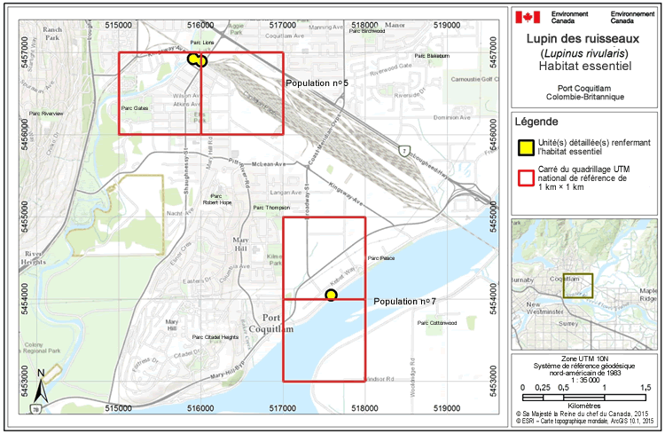 Carte : Port Coquitlam - Colombie-Britannique