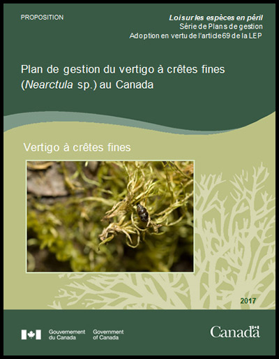 Plan de gestion du vertigo à crêtes fines