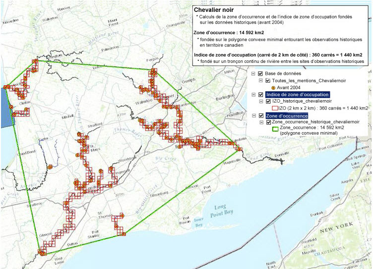 Index of area of occupancy (IAO) (2004-2013)