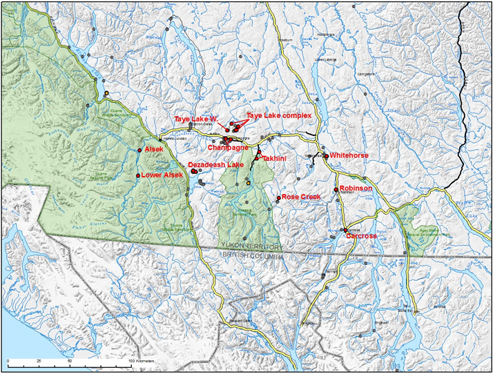 Known occurrences of and targeted search effort for Baikal Sedge