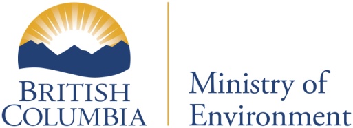 logo du Ministre de l'Environnement de la Colombie-Britannique