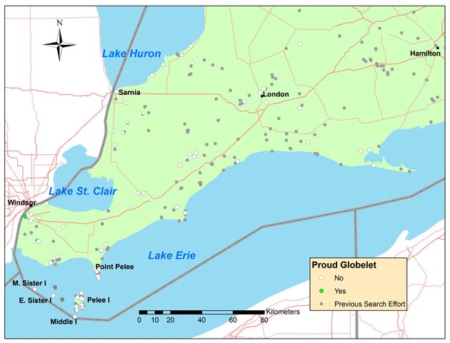 Map of southwestern Ontario 