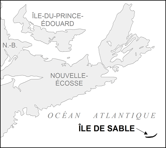 Carte : Est du Canada